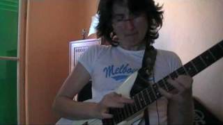 Eddie Van Halen Solo Eruption by Guitar Girl Michèle Marseille 2009 [upl. by Lebasi876]