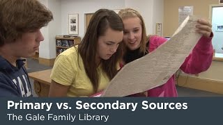 Primary vs Secondary Sources [upl. by Weihs]