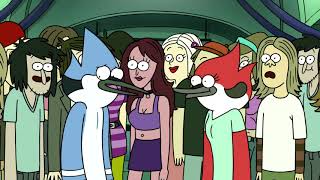 Regular Show  Mordecai Partying With Margaret [upl. by Euqinoj]