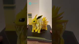 Jolteon  pokemon plafilament 3dprinterfilament pokemongo 3dpokemon 3dprint 3dfilament [upl. by Anibur342]