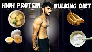 Low Budget Bulking Diet  Under ₹ 2000 a Month  No Supplements [upl. by Adolph867]