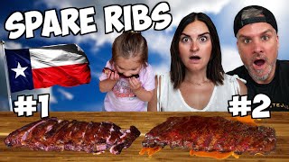 Brits BBQ Texas Style Spare Ribs for the first time  2 Attempts At Spare Ribs [upl. by Harper437]