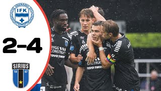 Värnamo Vs Sirius 24 All Goals Results Extended Highlights [upl. by Peltz]