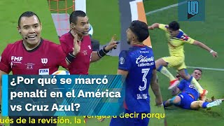 VAR al Gato Ortiz “Yo creo que el de América arrastra el pie NO VEO FALTA él provoca el contactoquot [upl. by Ylra513]