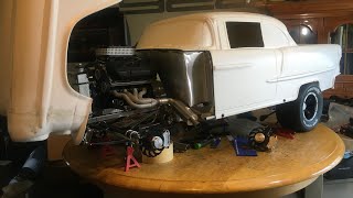 14 SCALE RC 55 CHEVY BUILD [upl. by Ainolloppa]