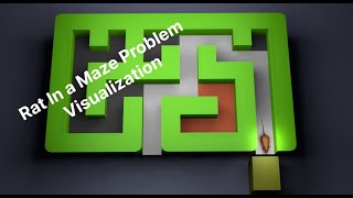 Rat in a maze problem visualization [upl. by Ahsiekam395]