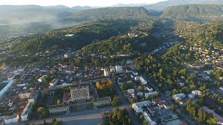 Aerial View Of Sukhumi Stock Video [upl. by Jay]