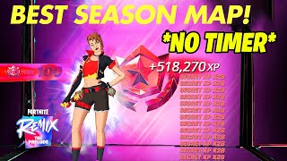 INSANE SEASON REMIX in Fortnite XP GLITCH Map to LEVEL UP FAST in Chapter 5 Season 5 [upl. by Euqinahc298]