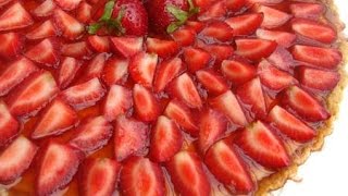 CROSTATA DI FRAGOLE CON CREMA PASTICCERA [upl. by Adnomal225]