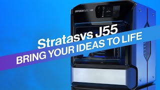 FullColour OfficeFriendly 3D Printer  Stratasys J55 PolyJet [upl. by Gowon]