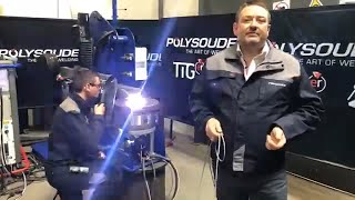 Polysoude  Live Weld Overlay Demo with TIGer amp Polyclad Easy Cladding at Lightspeed [upl. by Steffi]