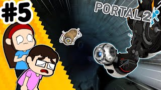 The Fall  Lets Play PORTAL 2 EPISODE 5 [upl. by Eelrebmik]