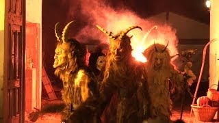 😈 Krampuslauf Hirschstetten Wien  Angst vor dem Krampus [upl. by Imac]