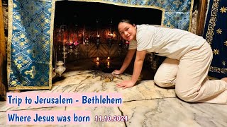 Trip to Jerusalem amp Bethlehem  Nov 10 2024 [upl. by Garda534]