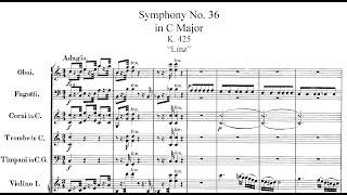 Mozart  Symphony No 36 K 425 quotLinz Symphonyquot 1783 [upl. by Gnaig]