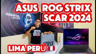 Asus Rog strix scar 18 G634J 2024 LIMA PERÚ 🇵🇪 Laptop gamer para Ingeniería civil 3D Arquitectura [upl. by Ceporah191]