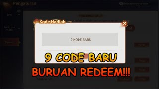 9 REDEEM CODE BARU JOURNEY RENEWED  REINKARNASI PERJALANAN [upl. by Leanahtan]