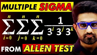 Triple SIGMA Problem From Allen Test [upl. by Nahtanhoj]