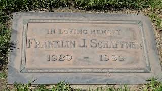 Director Franklin J Schaffner Grave Westwood Cemetery Los Angeles California USA July 22 2024 [upl. by Brande]