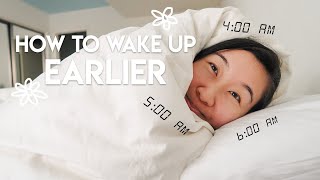 8 tips on how to wake up earlier and not feel tired update  Be a Morning Person ☀ [upl. by Demah537]