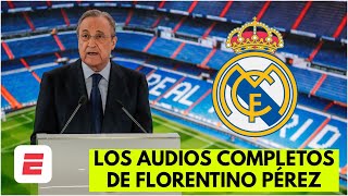 Real Madrid Los AUDIOS de Florentino Pérez Le PEGA a Cristiano Casillas Mourinho Figo y Raúl [upl. by Anohr]