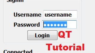 QT C GUI Tutorial 10 how to use QLineEdit as password field [upl. by Tabatha]