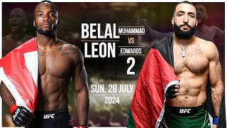 Will Leon Edwards Finish Belal Muhammad For Good  Leon Edwards vs Belal Muhammad Full Fight Promo [upl. by Atikihc]