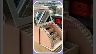 Royal Jewellery Organizer with Mirror amp Folding Cabinets 🌟 ornatebeauty jewellerybox [upl. by Annaira]