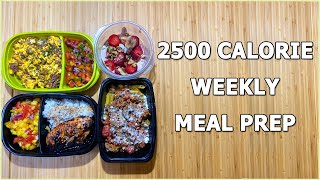 2500 Calorie Meal Plan [upl. by Ahsieker]