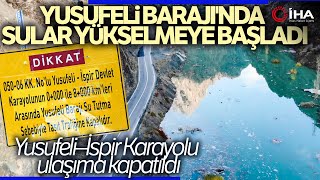 Yusufeli Barajında Bir Haftada Su Seviyesi 30 Metre Yükseldi [upl. by Zenitram]