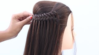 3 beautiful hairstyles for festival look  open hair hairstyle [upl. by Eaver190]