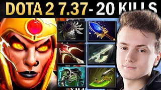 Legion Commander Dota 737 Miracle with Halberg and 20 Kills  TI14 [upl. by Elladine252]