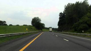 New York State Thruway  Berkshire Spur Interstate 90 Exits B2 to B1 westbound [upl. by Resneps625]