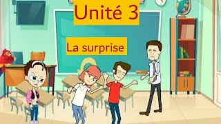 unité 4la surprise 3ème année primaire 2023 [upl. by Amoeji]