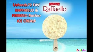 RAFFAELLO amp FERRERO Rocher Ice Cream  Usfoods72 France [upl. by Itsyrc]