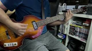 Tell Me Why  The Beatles Bass Cover on Hofner Ignition SE [upl. by Evangelia270]