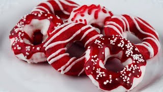 Red Velvet Donuts  Yummy Desserts  Nyam Nyam [upl. by Zirkle]