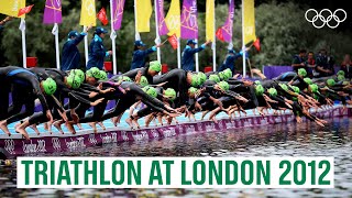 Triathlon Women in London 2012 🏊‍♀️🚴‍♀️🏃‍♀️ Throwback Moments [upl. by Saddler695]