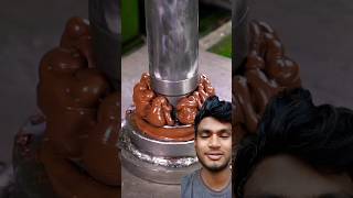 Candy crush chocolate hydraulic press shorts candy 😋🍫 wormmaker nutellacrush satisfying [upl. by Reinaldos421]