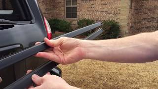 How To Replace The Rear Window Weatherstripping On A Toyota 4Runner [upl. by Aleacin293]