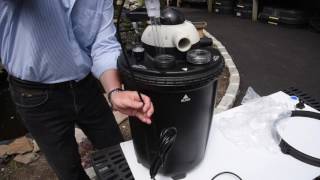 HOW TO  PART 1 Setting Up amp Installing the Danner Pondmaster Clearguard Pressurized Pond Filter [upl. by Acenes]