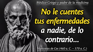 Citas de Hipócrates que es mejor conocer de joven para no Arrepentirse en la vejez [upl. by Seely]