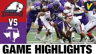 Dixie State vs Tarleton Highlights  2021 Spring College Football Highlights [upl. by Rebel]