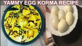 Healthy amp delicious egg korma recipe with less oilDimer kormaAnyone can make eggkurmaeggkorma [upl. by Anauqal830]