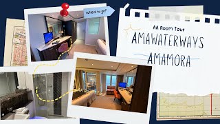 AmaWaterways Amamora AA Room Tour [upl. by Yekciv477]