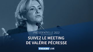 Présidentielle 2022  le meeting de Valérie Pécresse au Zénith de Paris [upl. by Aisirtap]