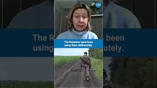 Ukrainians mimic Russia’s landmine tactic [upl. by Hamel924]