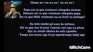 Koffi Olomide  Phaseur Paroles Vidéo Lyrics [upl. by Suzy]