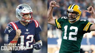 Tom Brady and Aaron Rodgers among unique fraternity of NFL QBs to wear 12  NFL Countdown [upl. by Atiner]