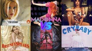 Christina Aguilera vs Circus vs Confessions On a Dancefloor vs Chromatica vs Camila vs Cry Baby [upl. by Anella]